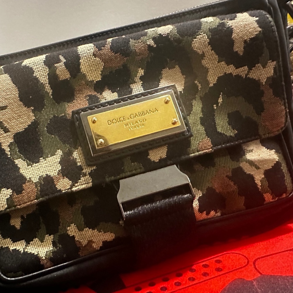 Dolce & Gabbana Camouflage Crossbody Bag